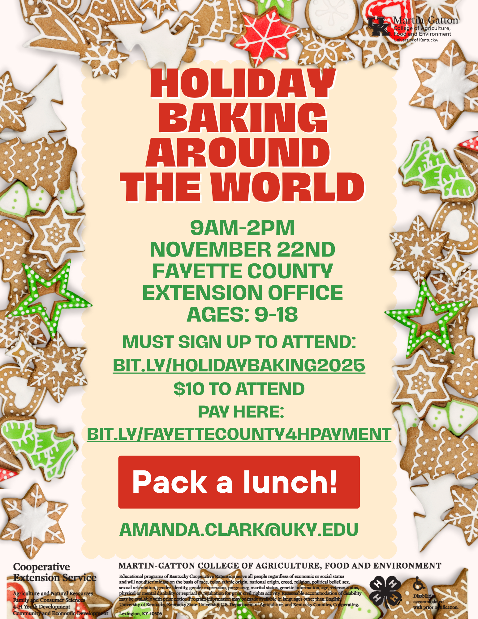 Holiday Baking Around the World November 22 2025