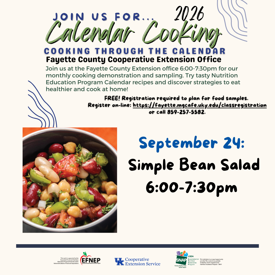 September 24 2026 Cooking Through the Calendar - Simple Bean Salad