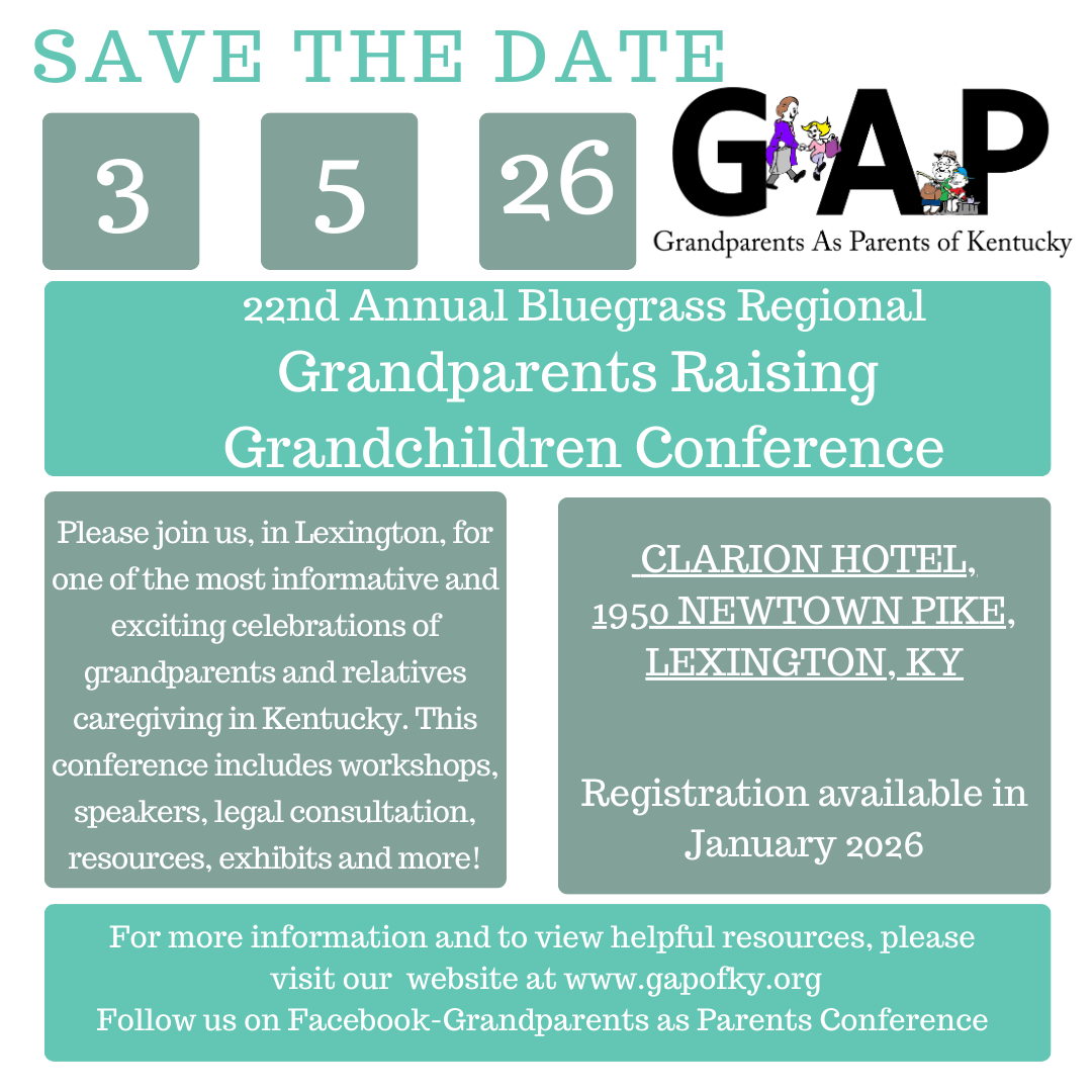 2026 Grandparent Conference Save the Date